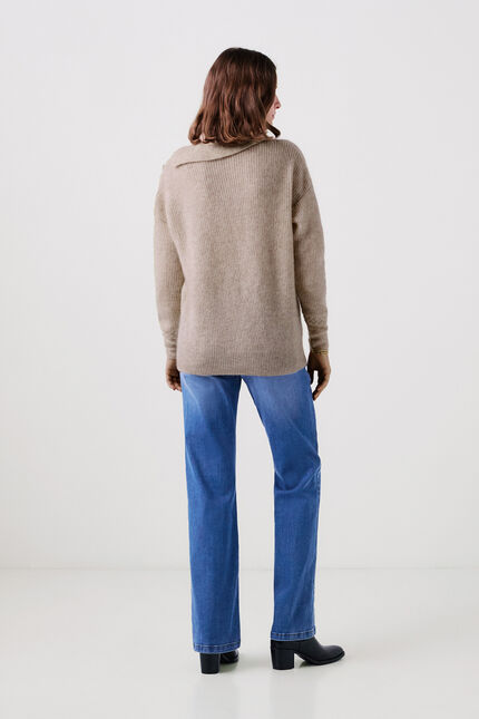 Trui Melkior beige vrouw