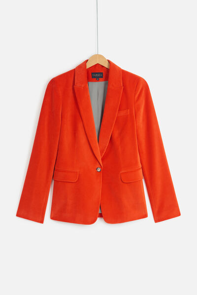blazer aurora orange femme