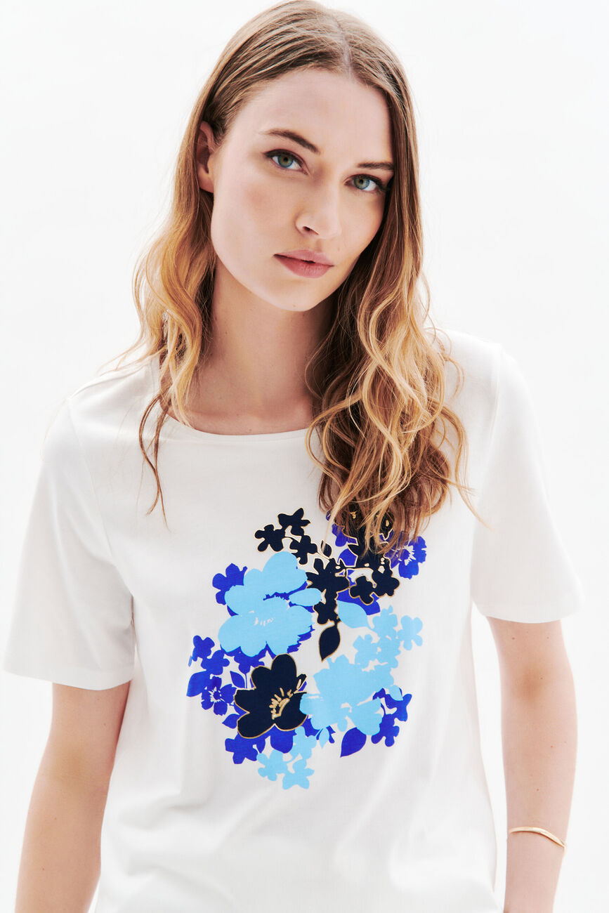 T-shirt Tdalia bleu roi femme