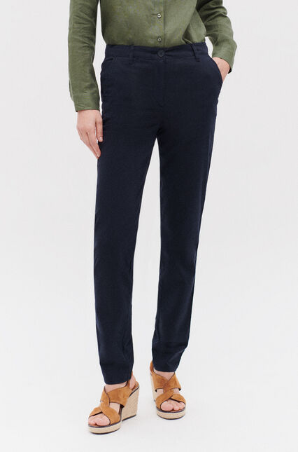 Broek Adelmo marineblauw vrouw
