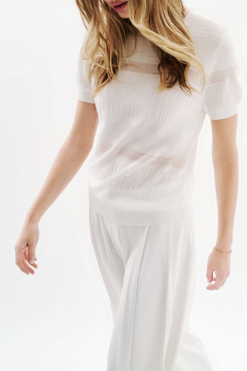 Pull Mdoris ecru femme