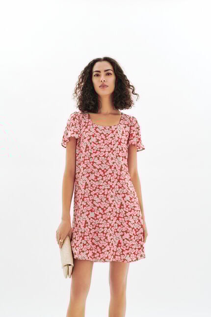 Robe Rufina rouge femme