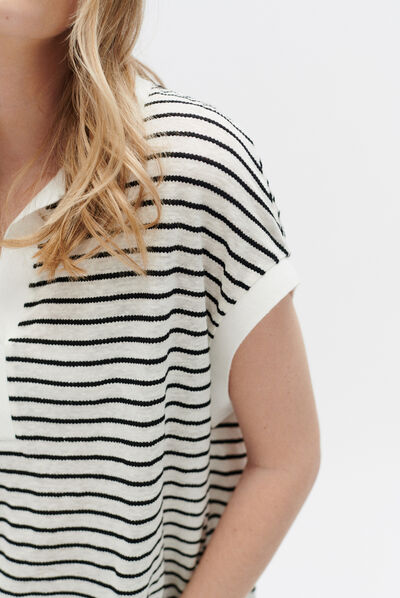 T-shirt taki blanc femme