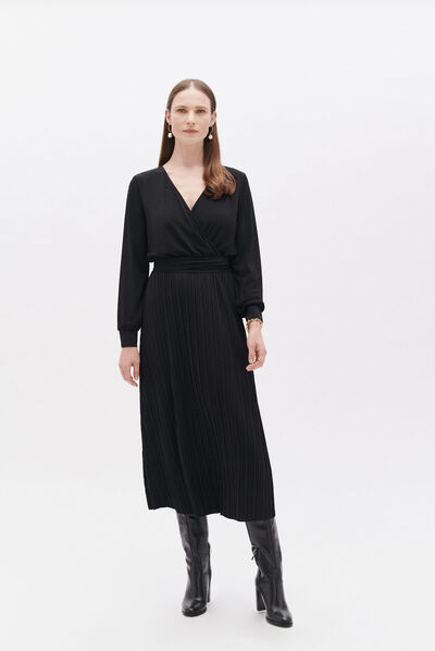 Vestido rapha negro mujer