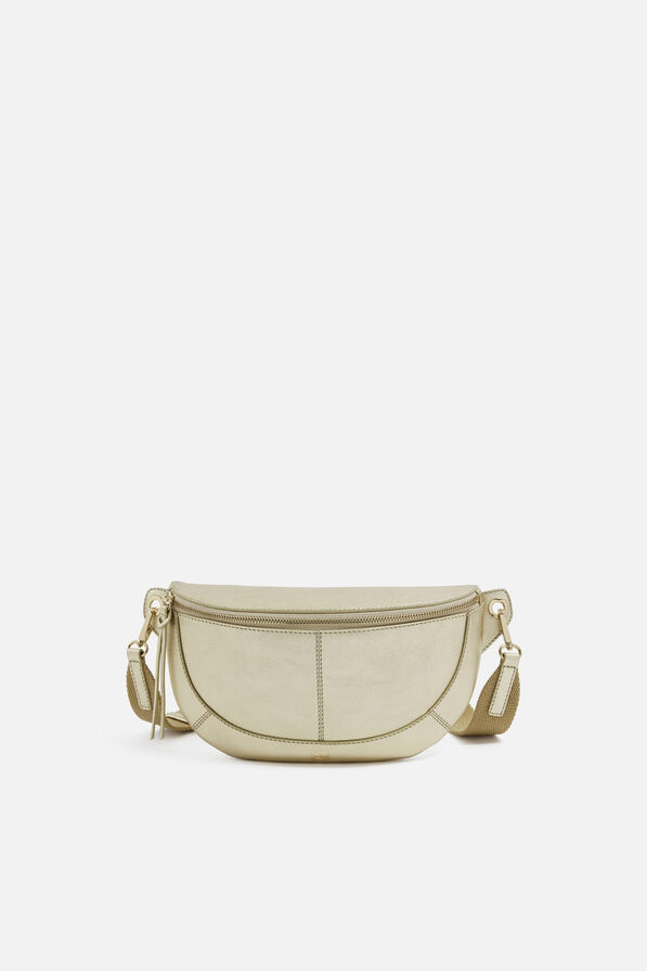 banane savana2 en cuir naturel couleur or femme Banane savana2 en cuir naturel couleur or femme