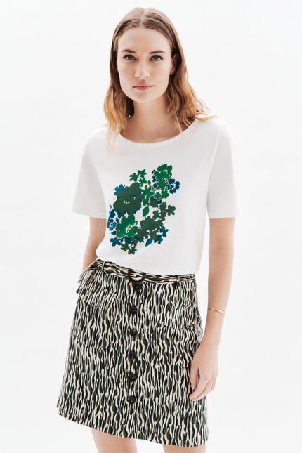 Camiseta Tdalia verde caqui mujer