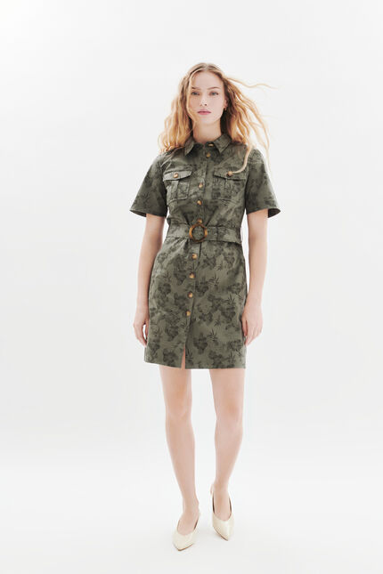 Abito Rsonia verde cachi donna