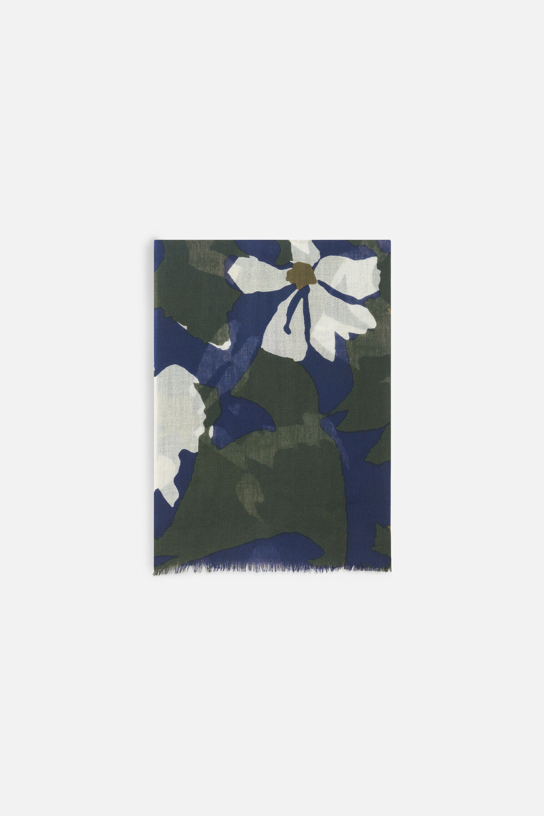 Foulard barbara bleu marine femme