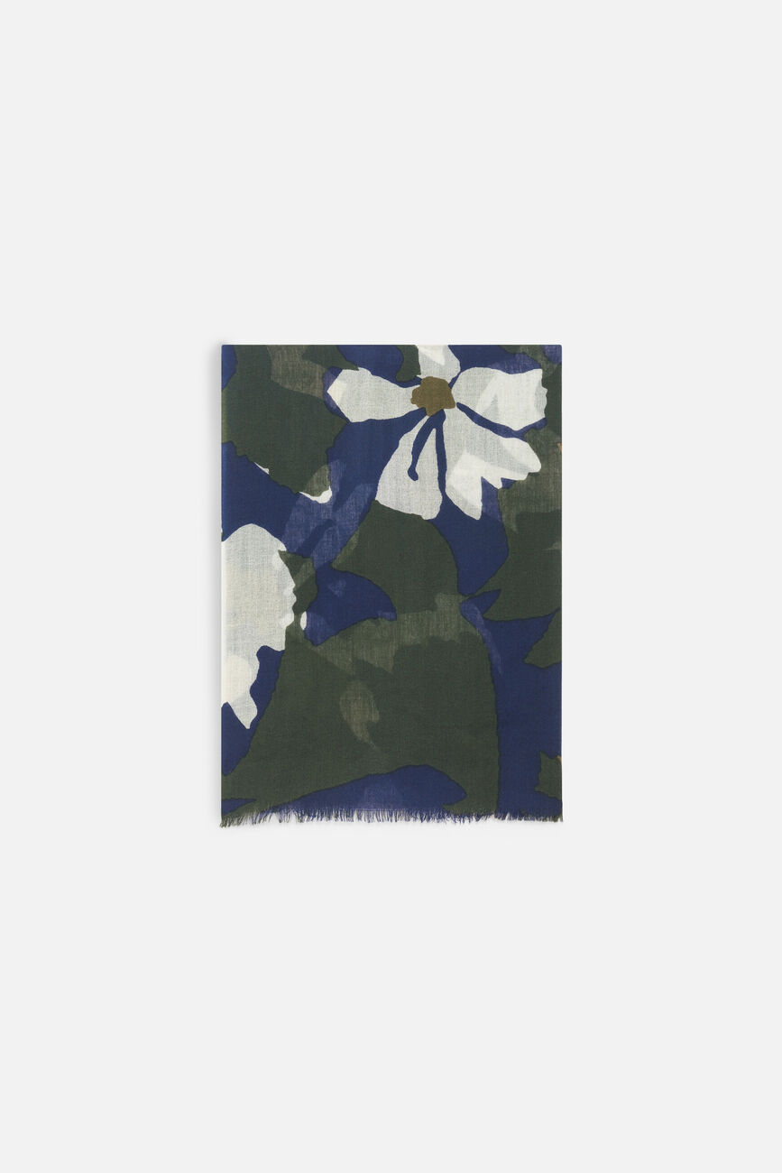 Sjaal Barbara marineblauw vrouw