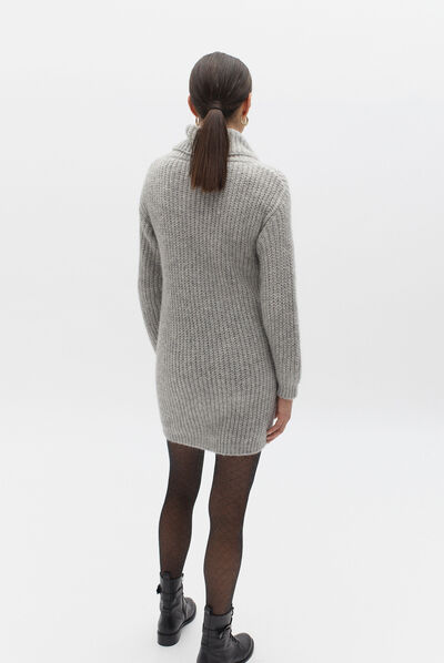 robe dona gris clair femme