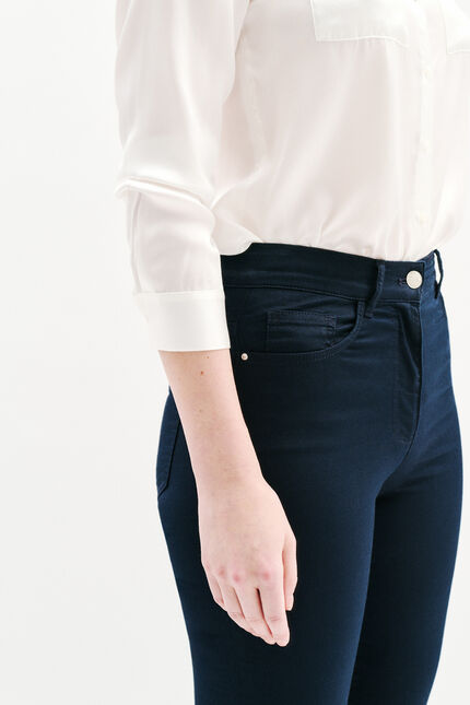 pantacourt mason bleu marine femme