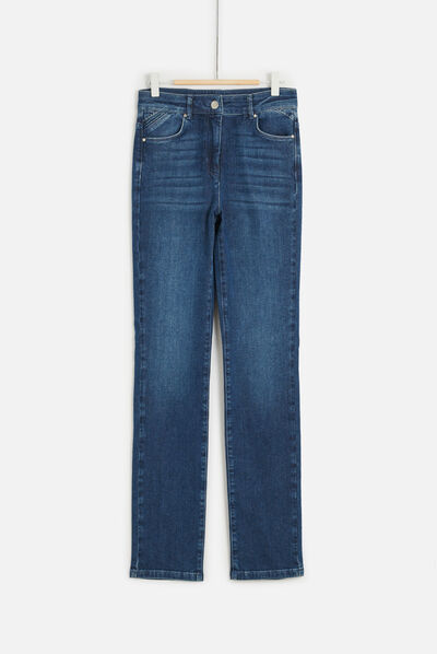 jean darlingta droit denim stone femme
