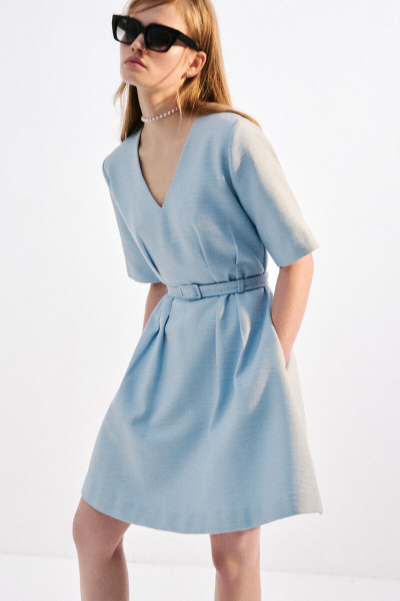 Robe Rosina bleu ciel femme