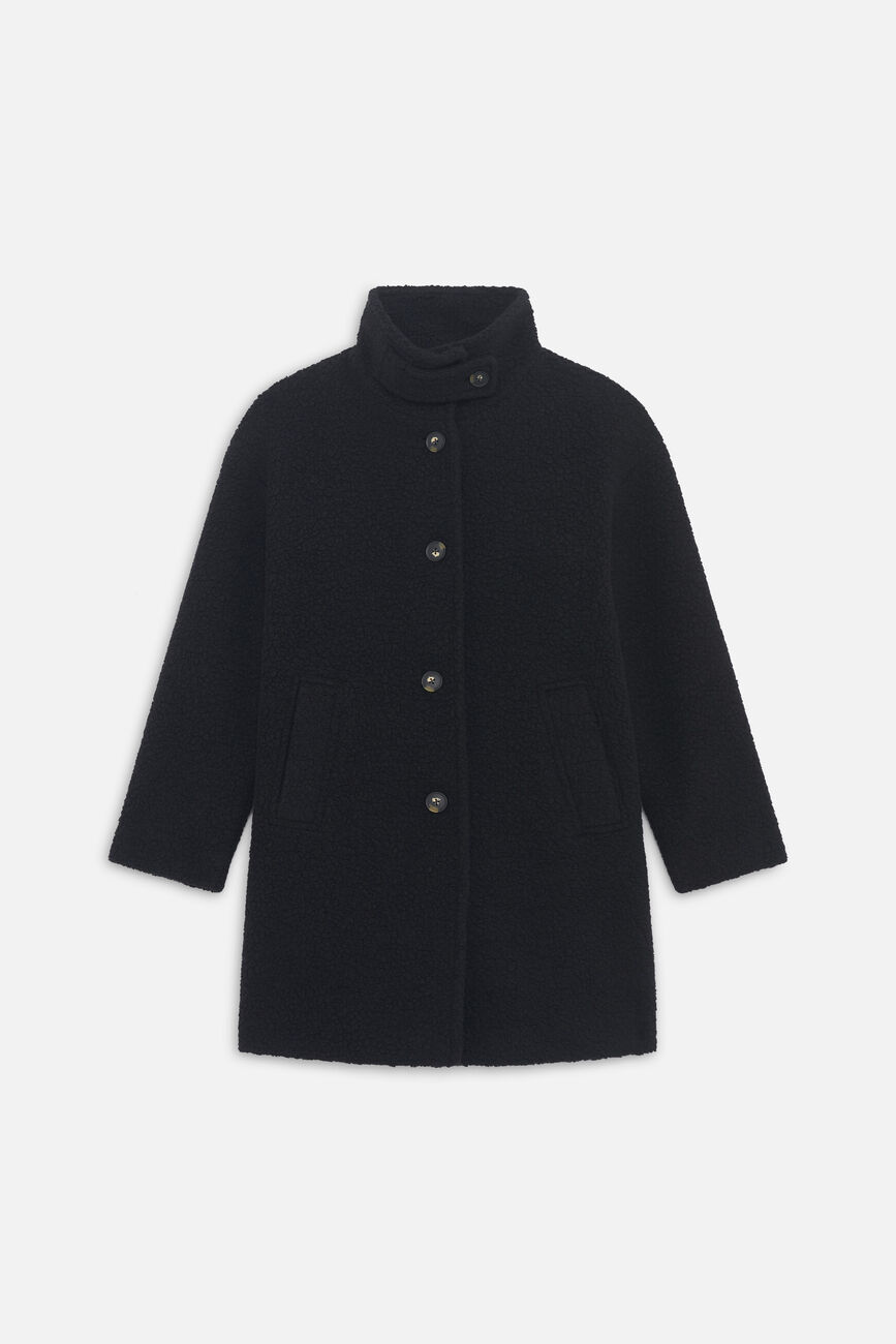 Manteau Gbomani noir femme