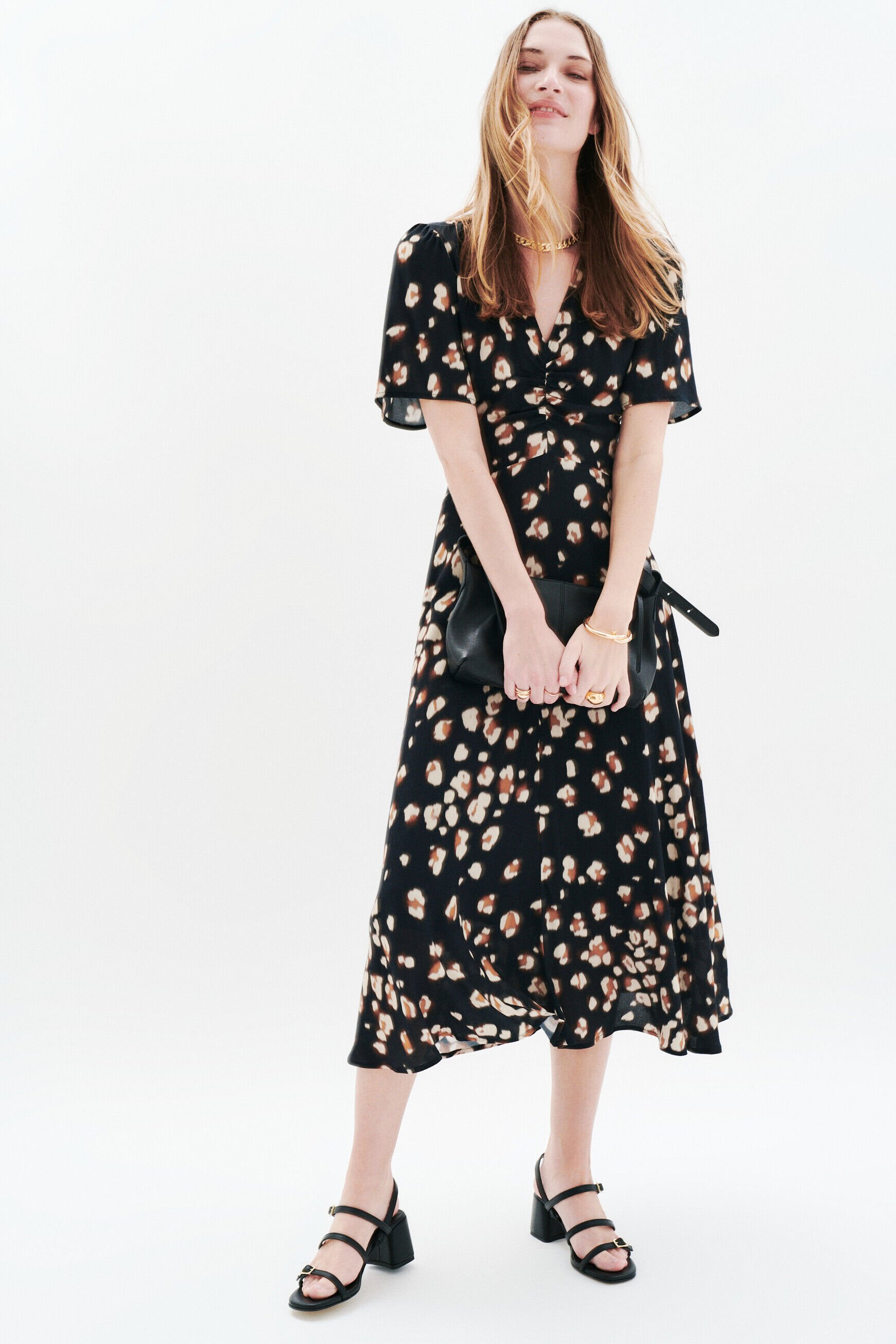 Robe Rosabella bleu marine femme