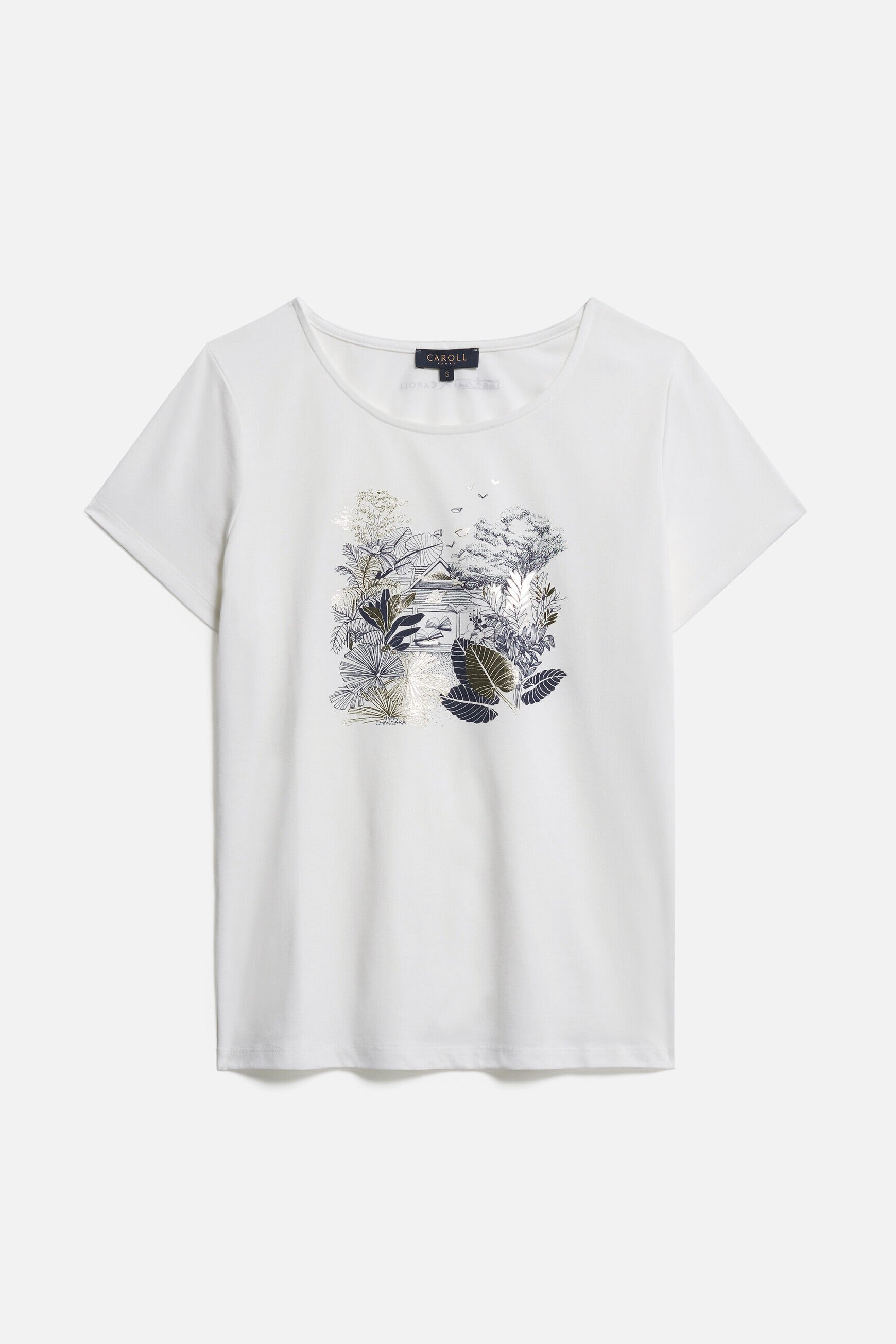 T-shirt toutes à l'école taxime house blanc femme