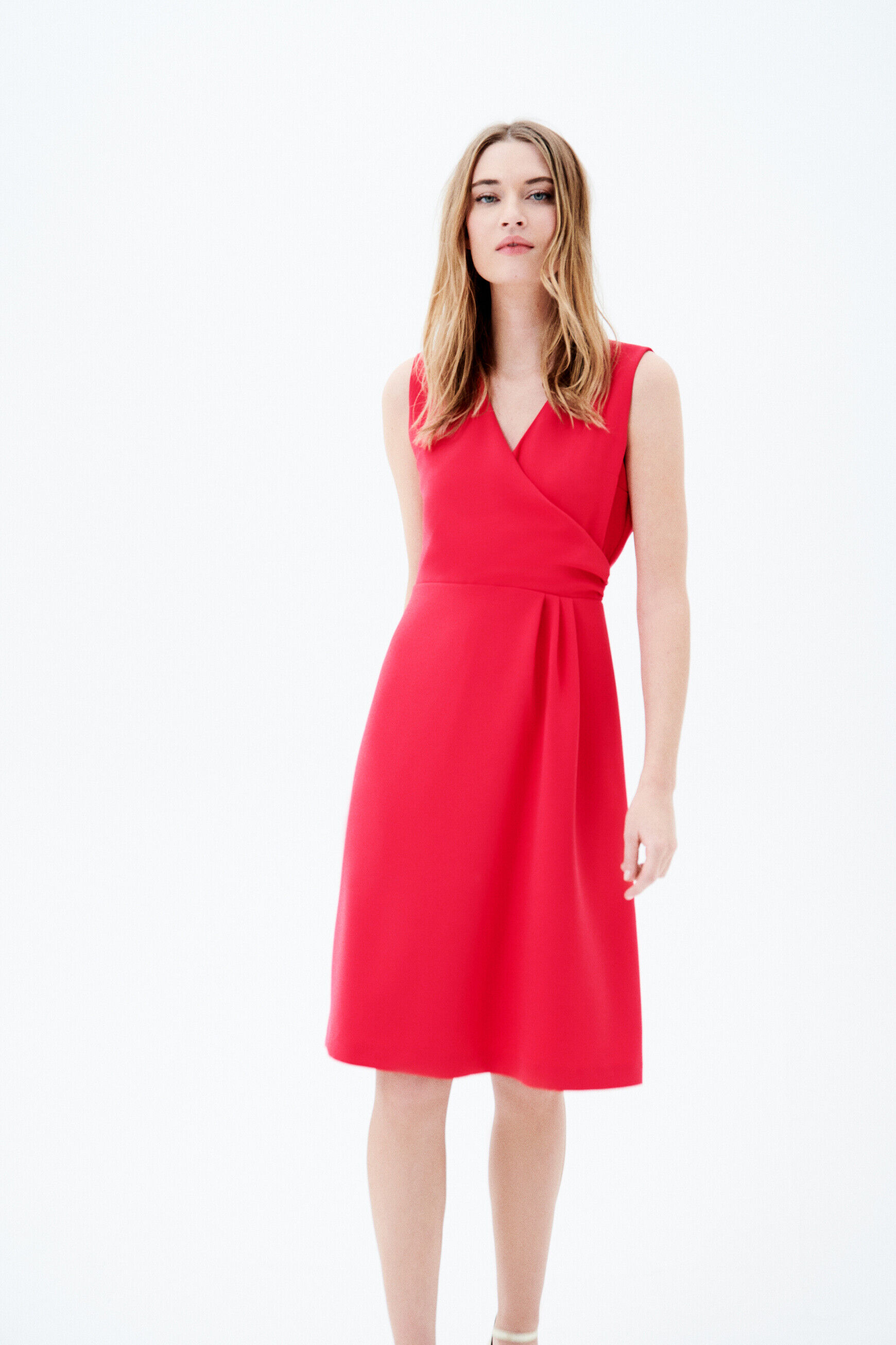 Robe ricky rose fushia femme