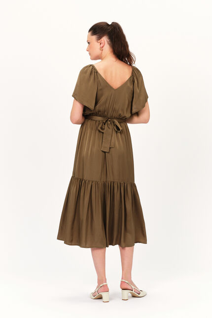 Robe relaia vert femme