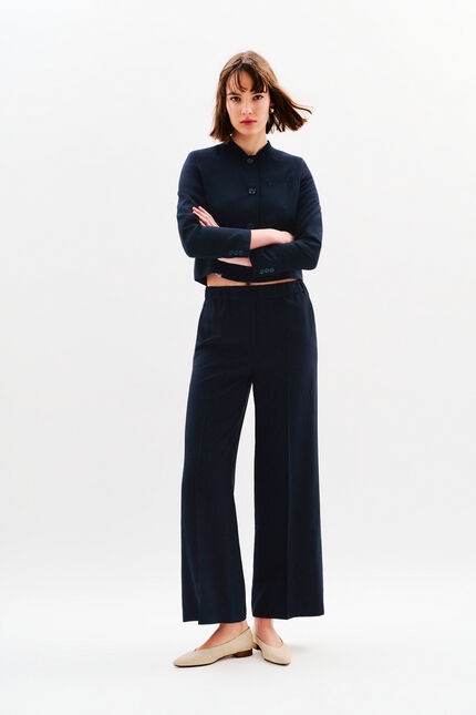 Pantalón Pviaduc azul marino mujer
