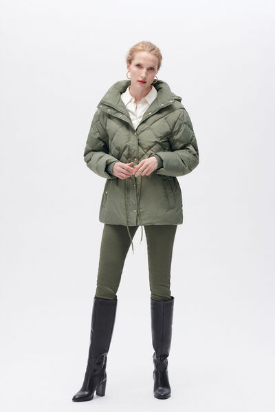Doudoune gloria vert clair femme