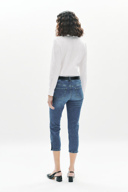 Pantacourt palebi denim stone femme