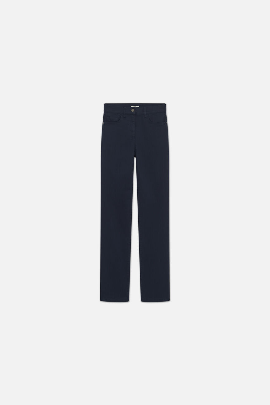 Prayanoc trousers navy blue woman