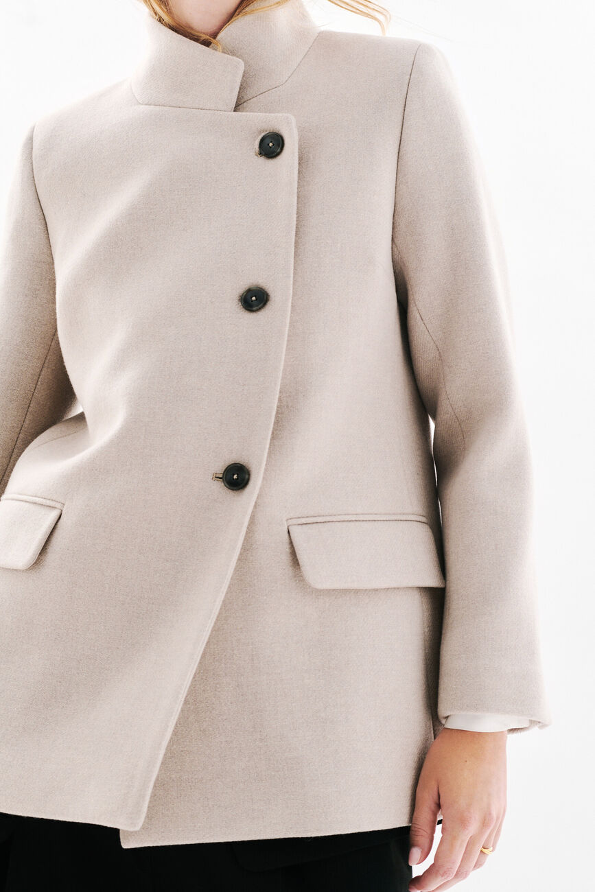 Manteau Gmistery gris foncé femme