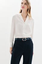 Trousers Pclem navy blue woman