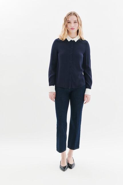 Chemise Cbrendon bleu marine femme