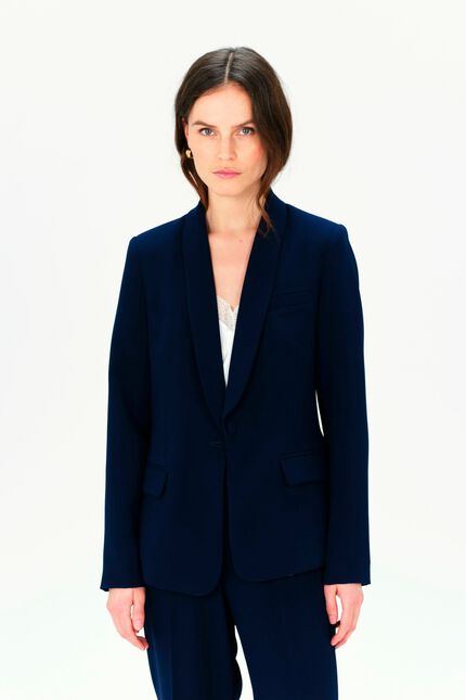 Veste vjanissa bleu marine femme