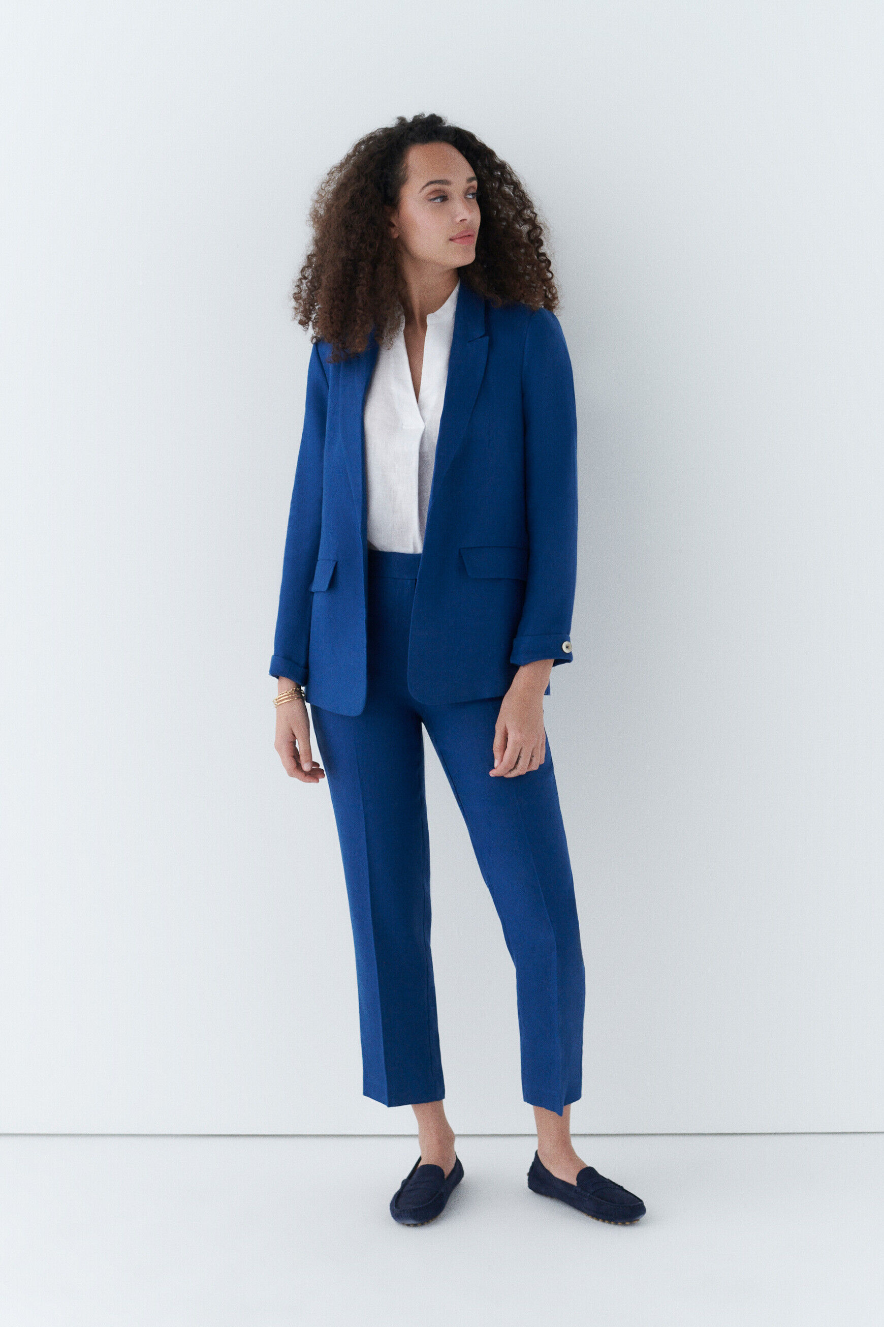 pantalon randy bleu femme