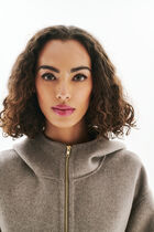 Goemon coat taupe woman