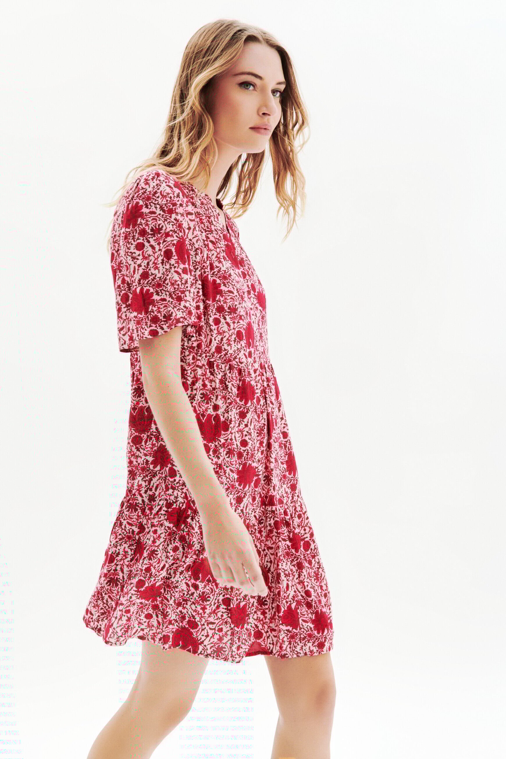Robe Rpartyc ivoire femme