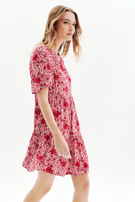 Robe Rpartyc ivoire femme