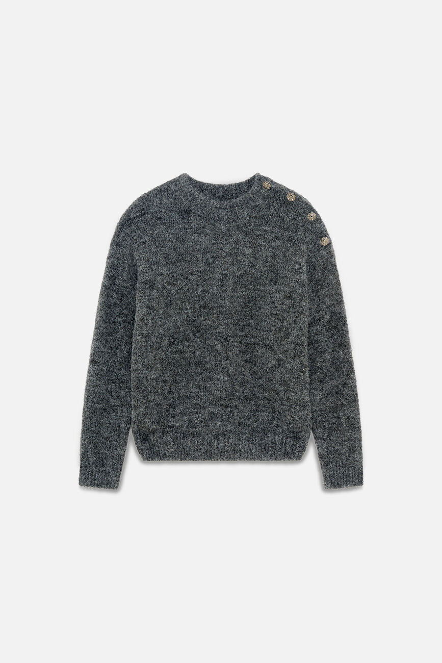 Mgrace2 sweater dark grey woman