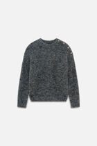 Mgrace2 sweater dark grey woman