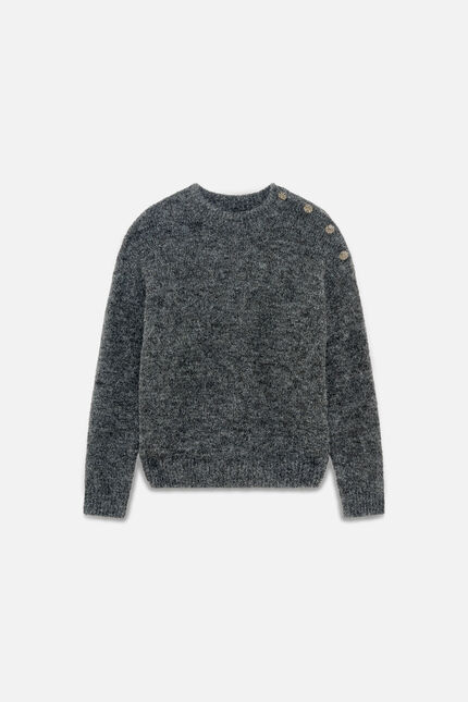 Pull Mgrace2 gris fonce femme