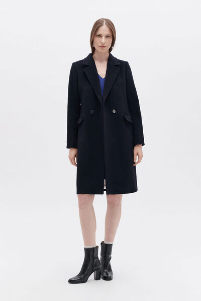 Jas Gregor marineblauw vrouw
