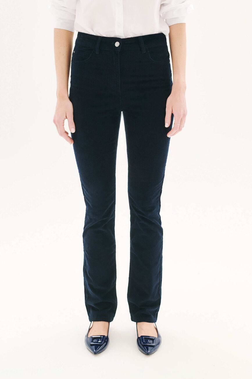 Pantalon pchicagov bleu marine femme