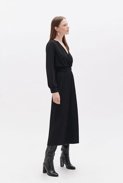 Vestido rapha negro mujer