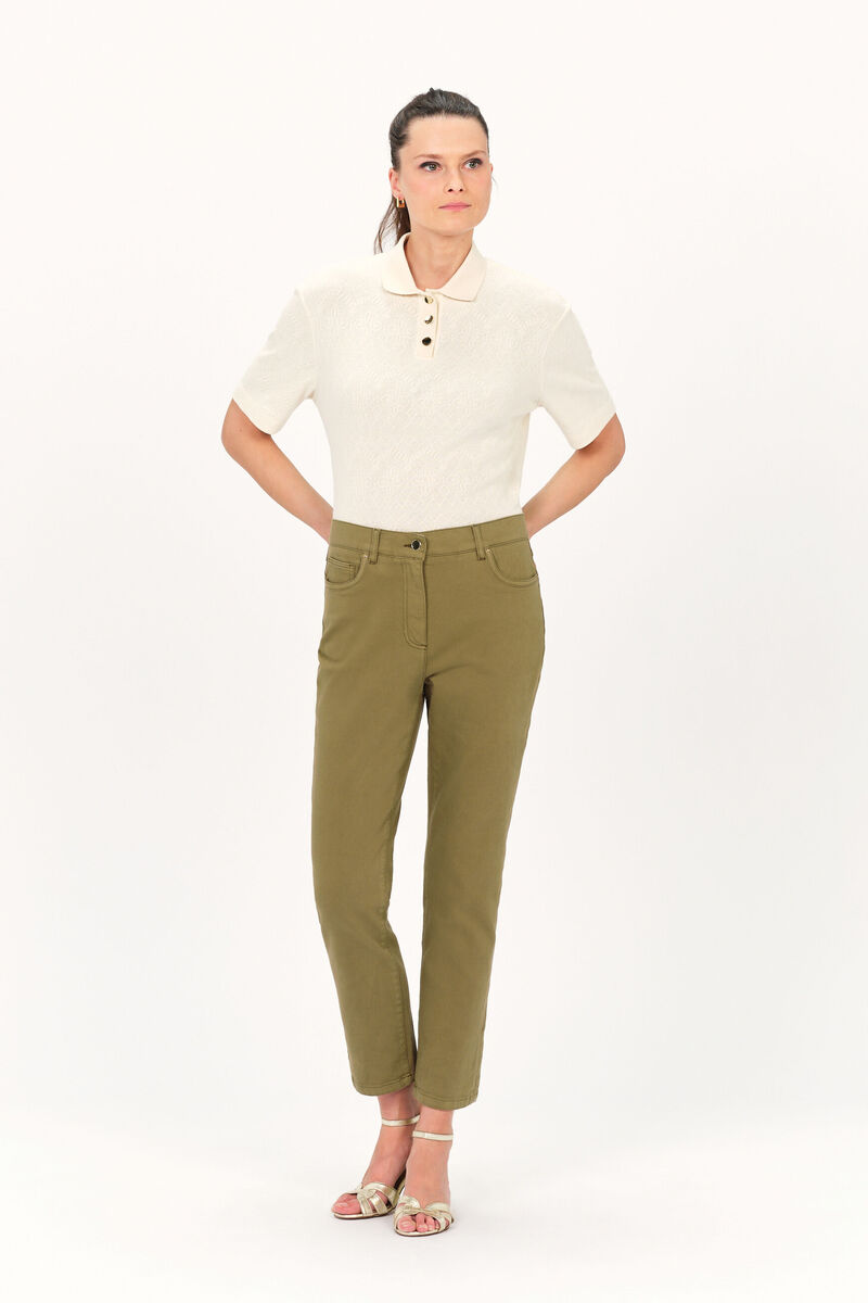 pantalon poppa 2 vert femme Pantalon poppa 2 vert femme