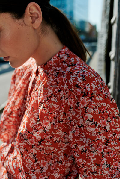 chemisier molly rouge femme