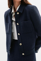 Vonetta jacket navy blue woman