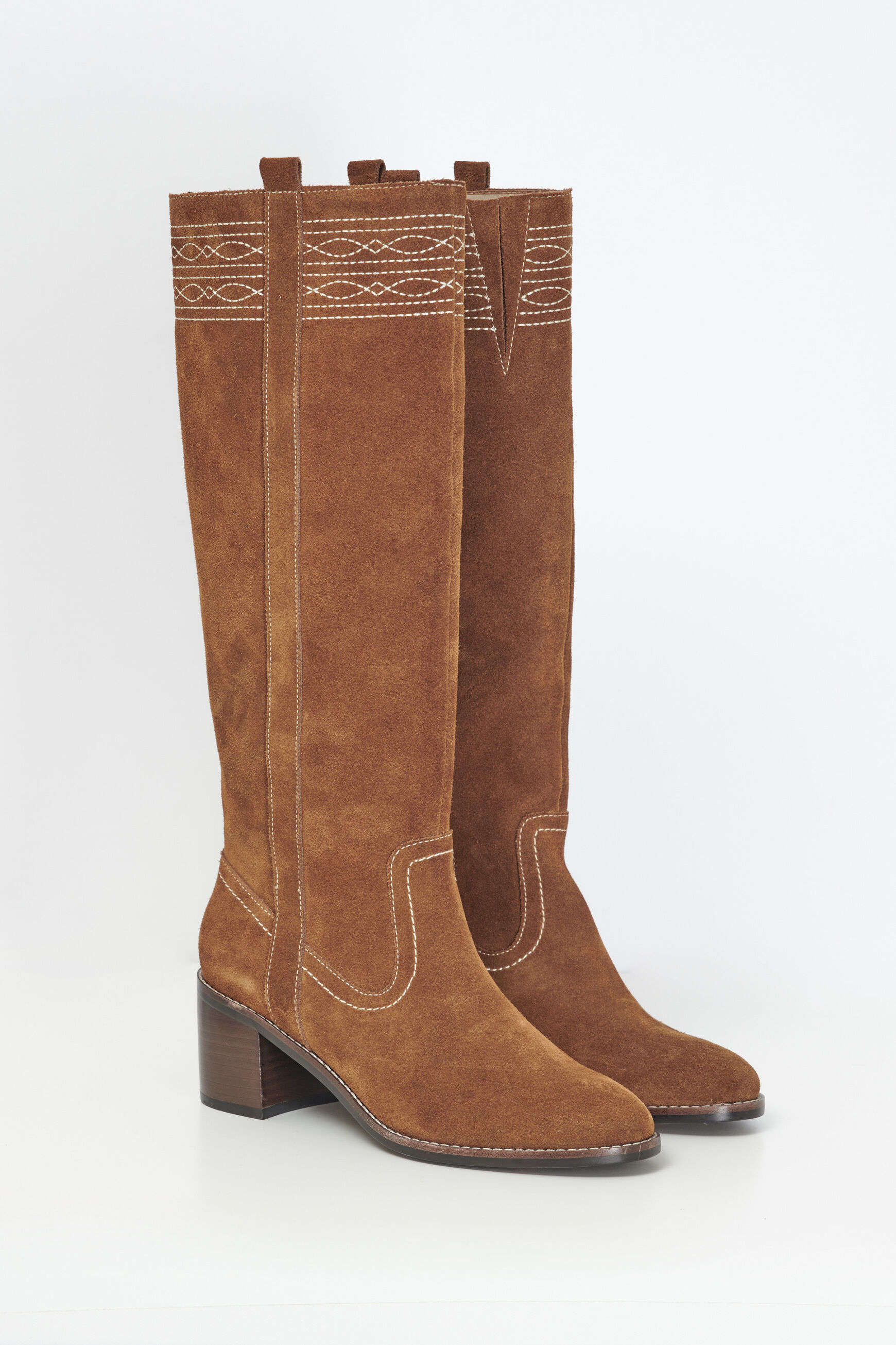 bottes benedicte 100 cuir sable femme