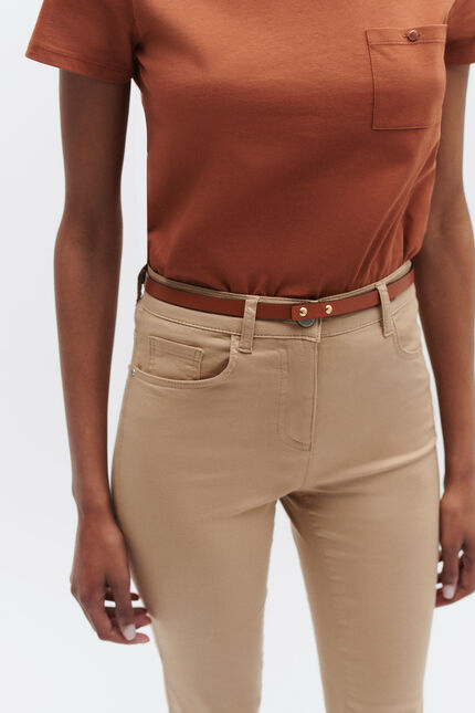 pantalon craig beige femme