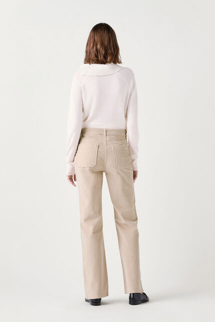 Pantaloni Pelley beige donna