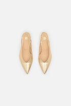Escarpi2 natural leather sandals gold woman