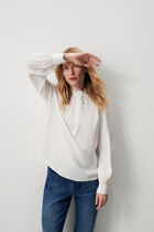 charlie blouse ivory woman