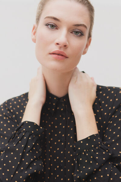 chemisier katherine noir femme