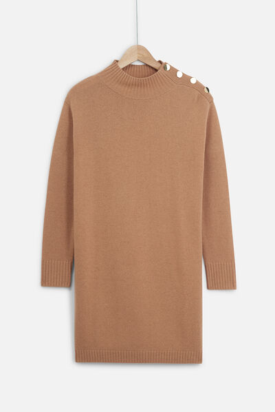 robe solveig camel femme